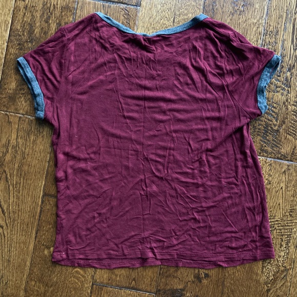 Maroon Alien Tee (M) - Juniors / Teen / Girls French Pastry - Picture 3 of 4